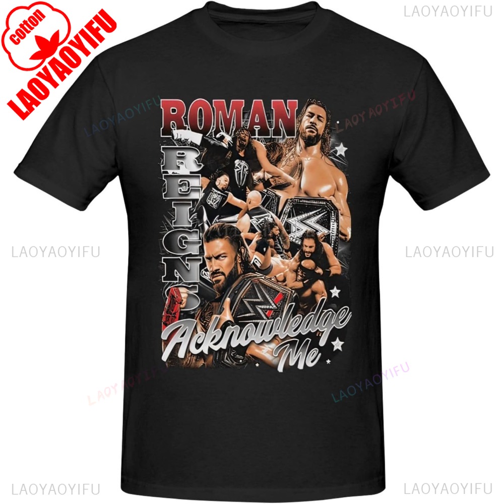 Summer Reign Clothing - 2025 ローマンレインズ OTC Yeet グラフィックプリントマン Tシャツクルーネックカジュアルファッションルーズコットン服夏スタイルレスリング