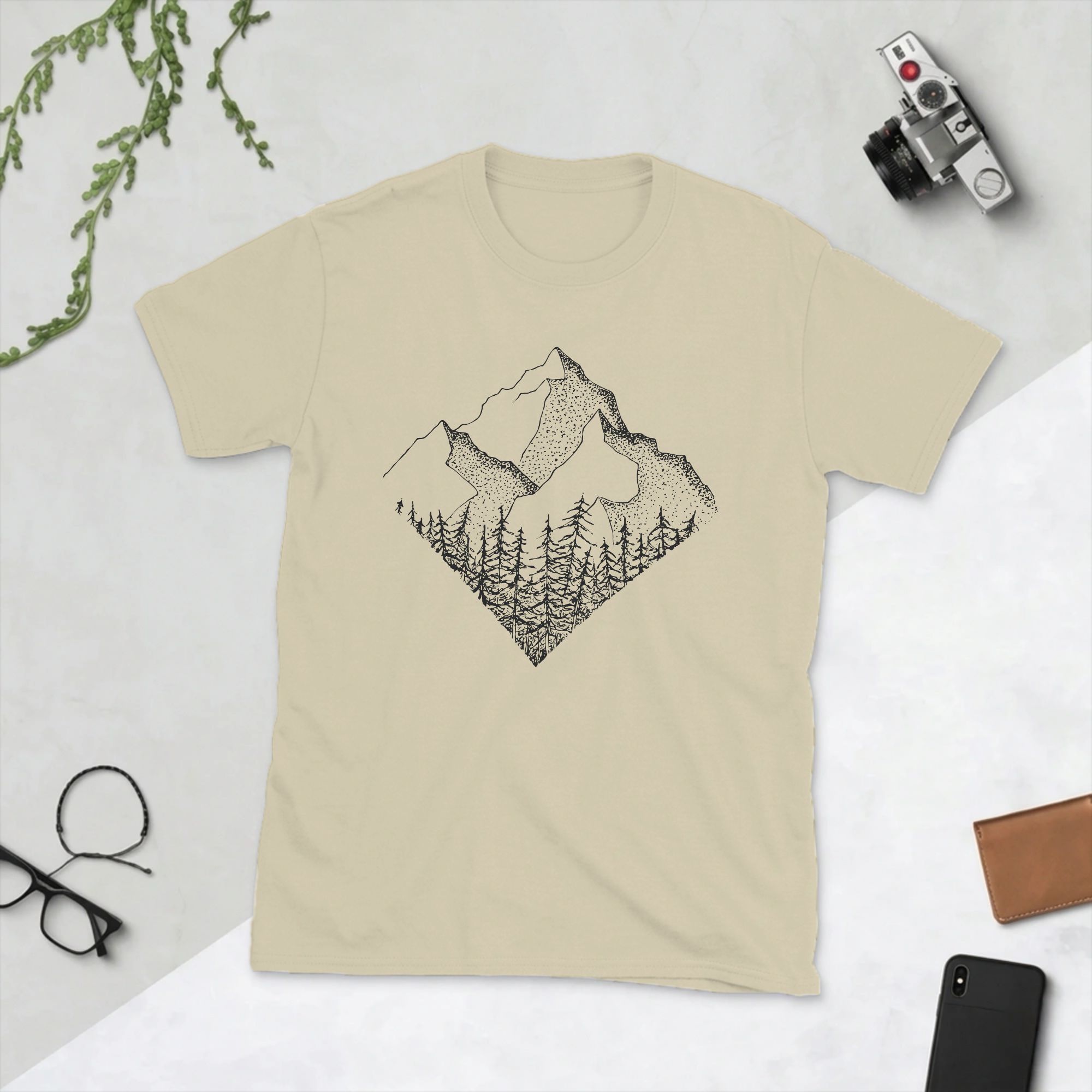 Summer Clothing Range - ダイヤモンドレンジ Tシャツ男性用ピュアコットン Tシャツ O ネックアウトドア山ハイキング Tシャツ半袖服夏