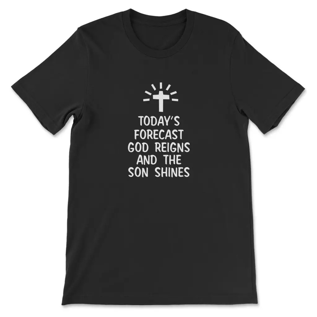 Summer Reign Clothing - 今日の予報神は治めます Tシャツ男性と女性の半袖コットン Tシャツ Y2k シャツオーバーサイズトップス夏の男性服