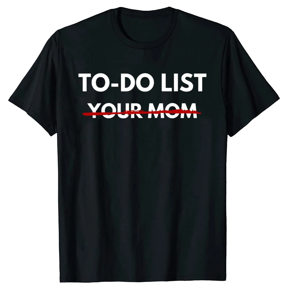 Summer Clothing List - 面白い To Do リストあなたの母 Tシャツ夏母ママグラフィックストリートウェア半袖ギフト Tシャツ女性服ストリートウェア