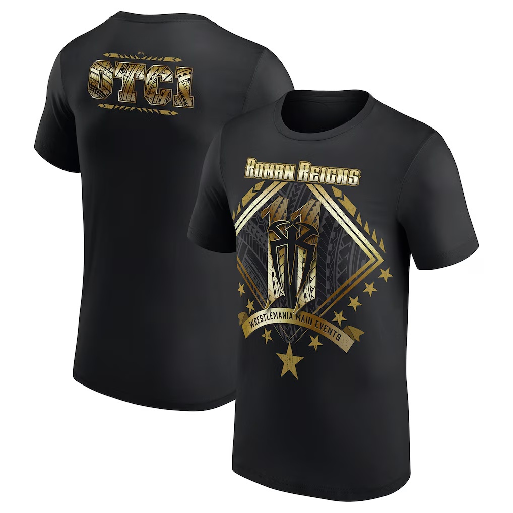 Summer Reign Clothing - 2026 新モデルローマン・レインズプリント Tシャツ男性女性半袖ストリートメンズ Tシャツトップ夏の新しい Tシャツ綿の服