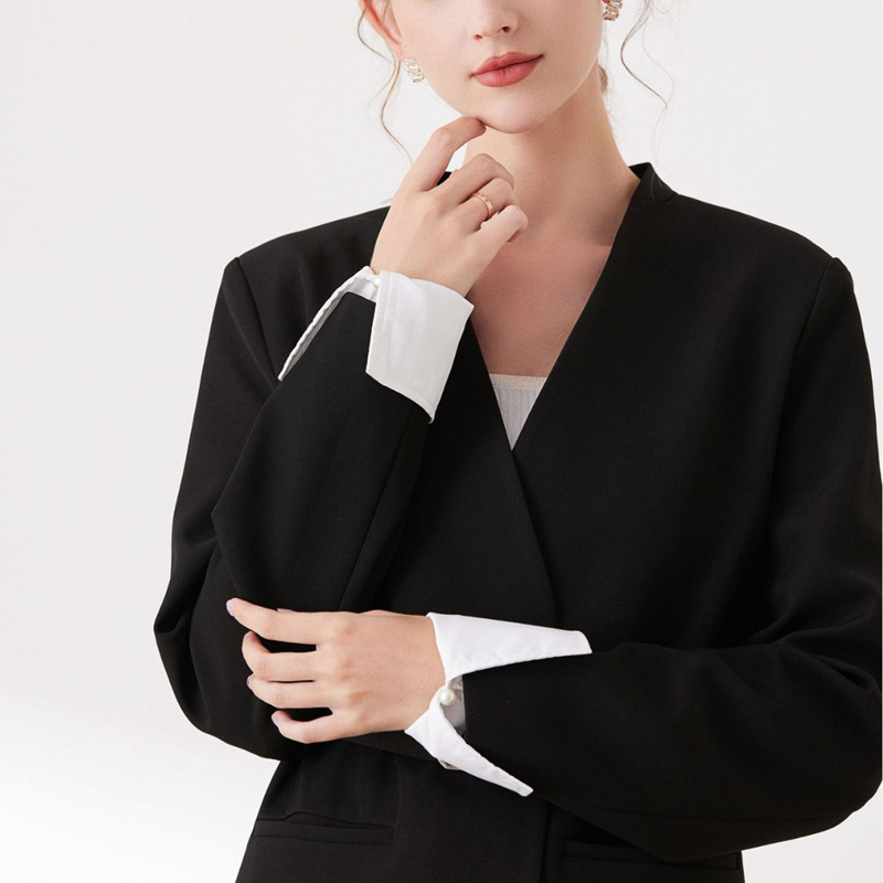 DIY エレガントなオフィスシャツ偽袖口取り外し可能な偽ハン - Summer Clothing For Teens のレビューと価格