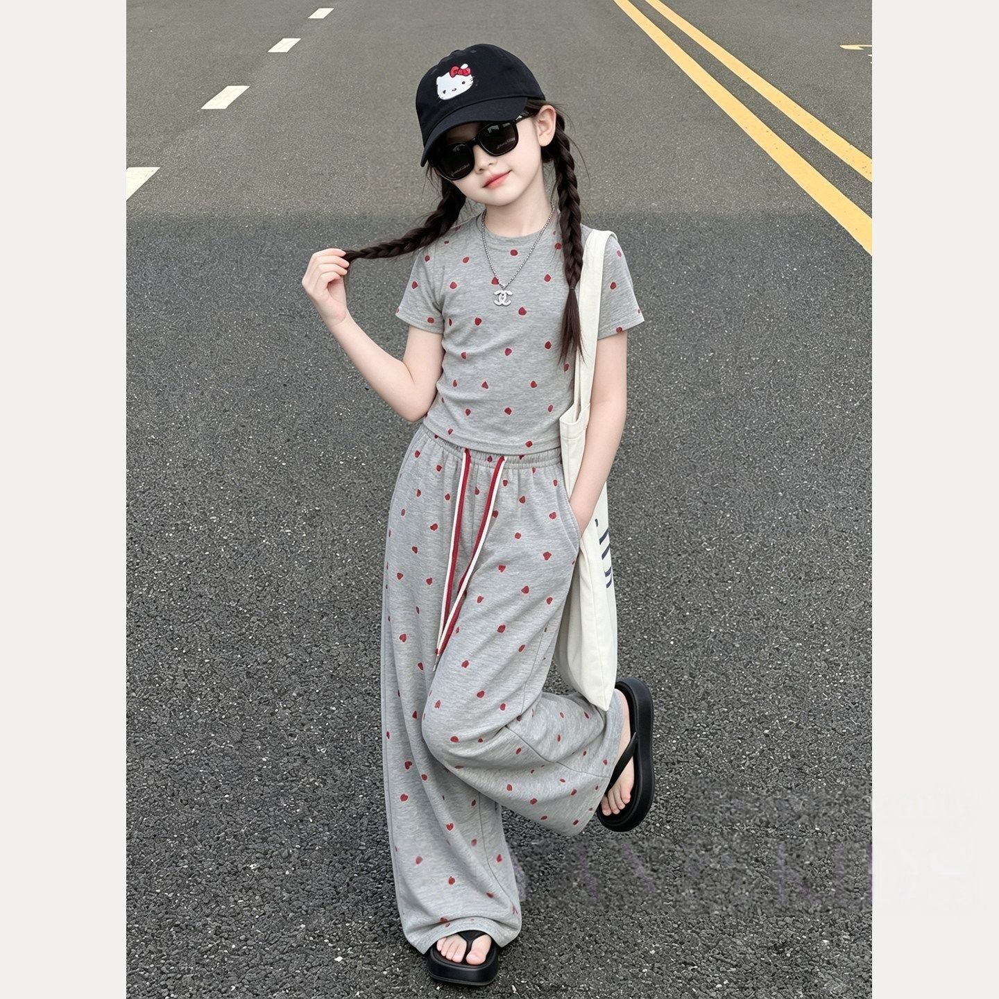 2026年新作夏物ガールズ2点セットおしゃれファッション半袖 - Summer Clothing For Teen Girls のレビューと価格