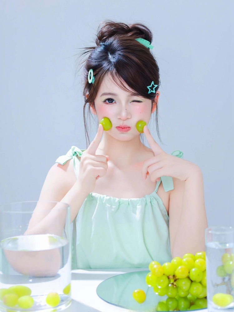新しい夏の写真韓国風甘いかわいい透明感ガールパーソナルポート - Summer Clothing For Girls のレビューと価格