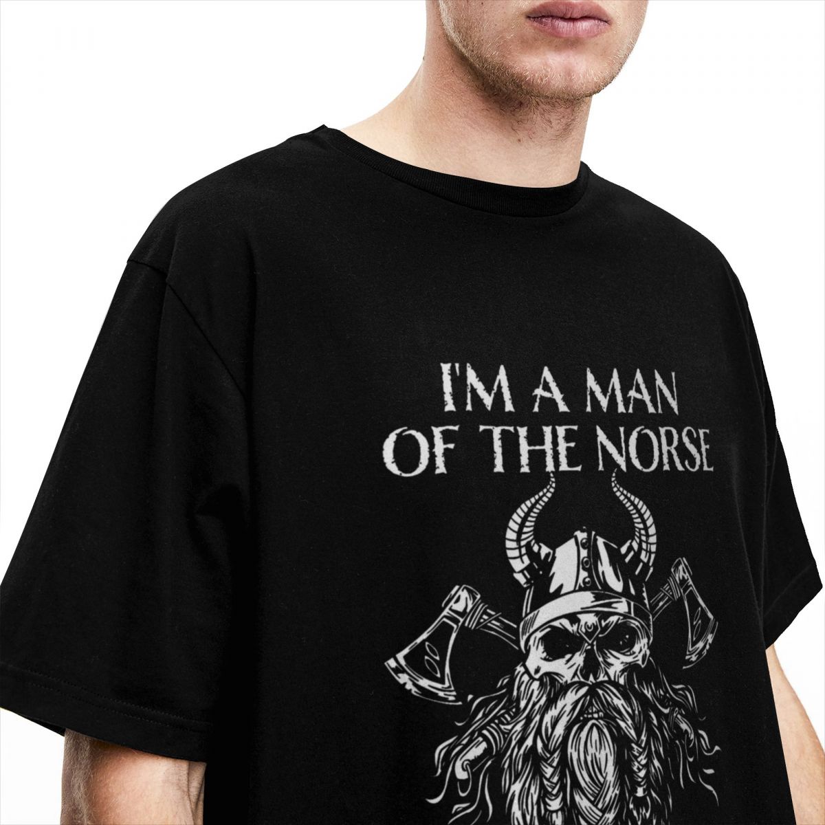 私は北の男です私はオディンと妻の男性用Tシャツ、バイキング北 - Summer Viking Clothing のレビューと価格