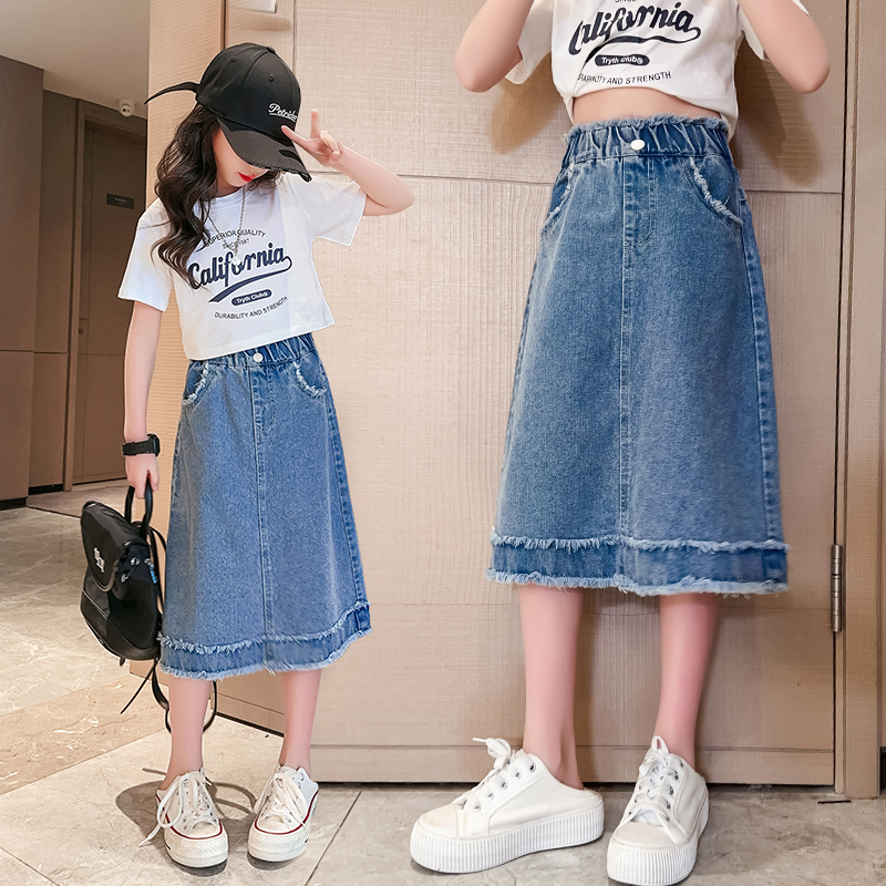 女子学生デニムスカート 春夏新作2026 カジュアルスカート - Summer Clothing For Teen Girls のレビューと価格