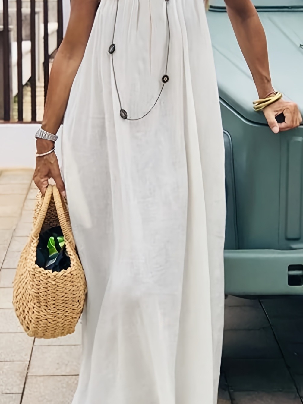 レディースゆったりロングホームウェアワンピース　ストラップレ - Summer Line Clothing Brand のレビューと価格
