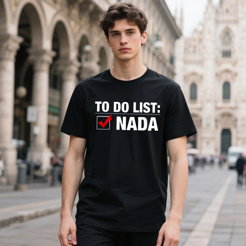 TO DO LIST: NADA ファッションスローガン T - Summer Clothing List のレビューと価格