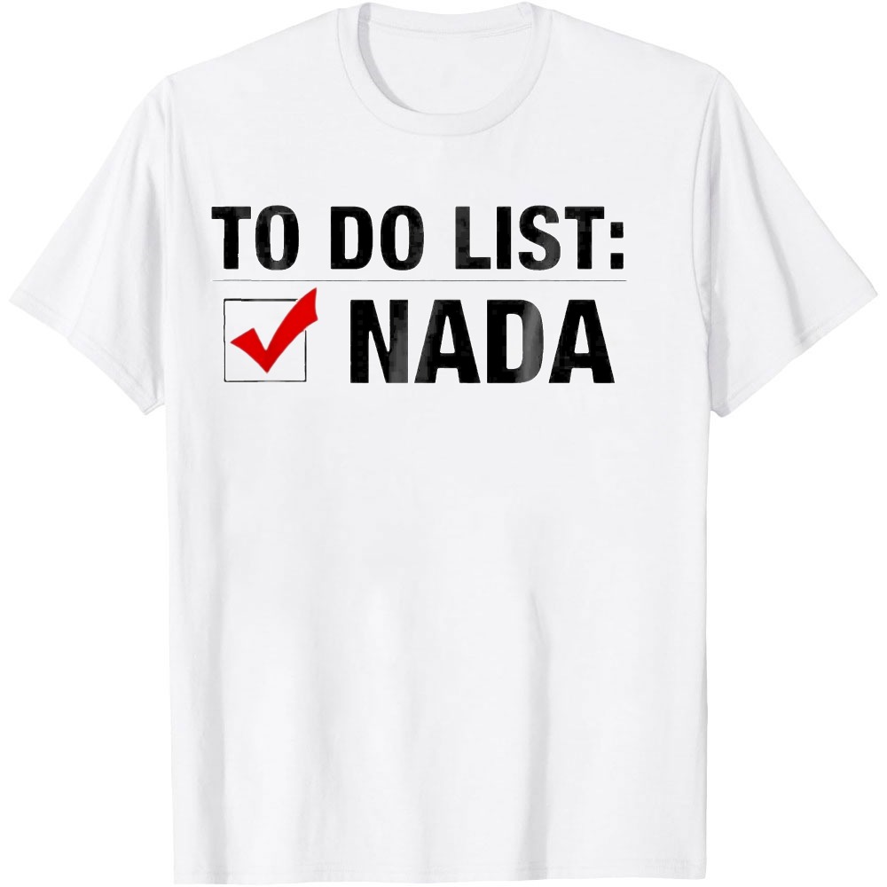 TO DO LIST: NADA ファッションスローガン T - Summer Clothing List のレビューと価格