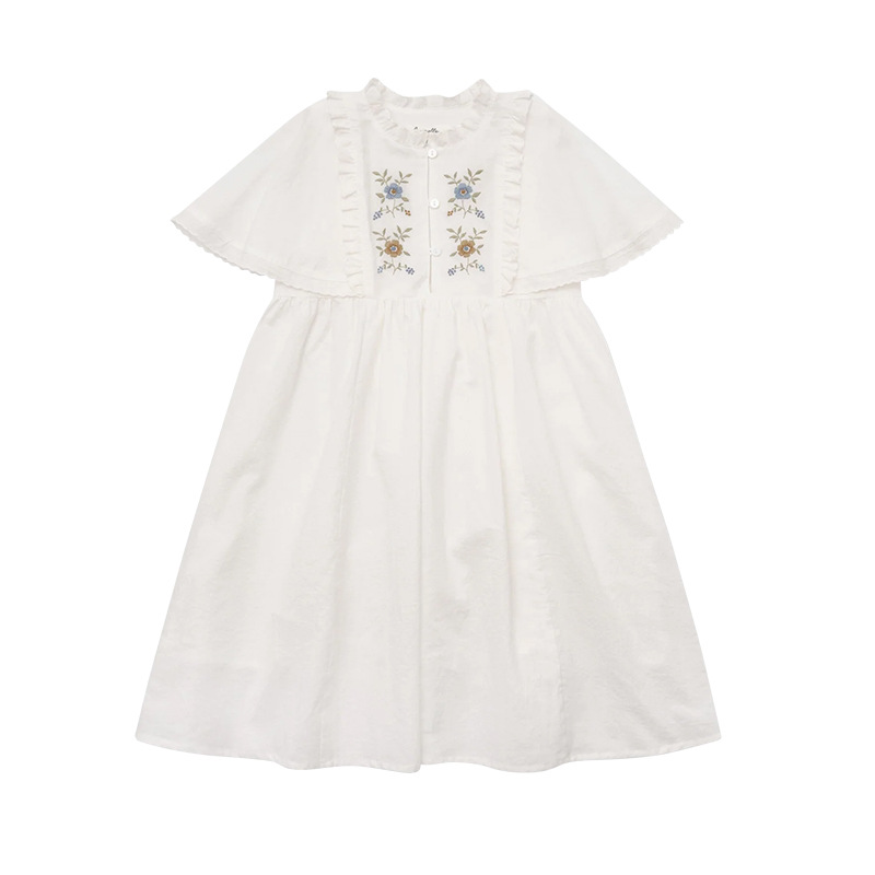 Ou-女の子のための夏のドレス、かわいいプリント、半袖、プリ - Summer Line Clothing Brand のレビューと価格
