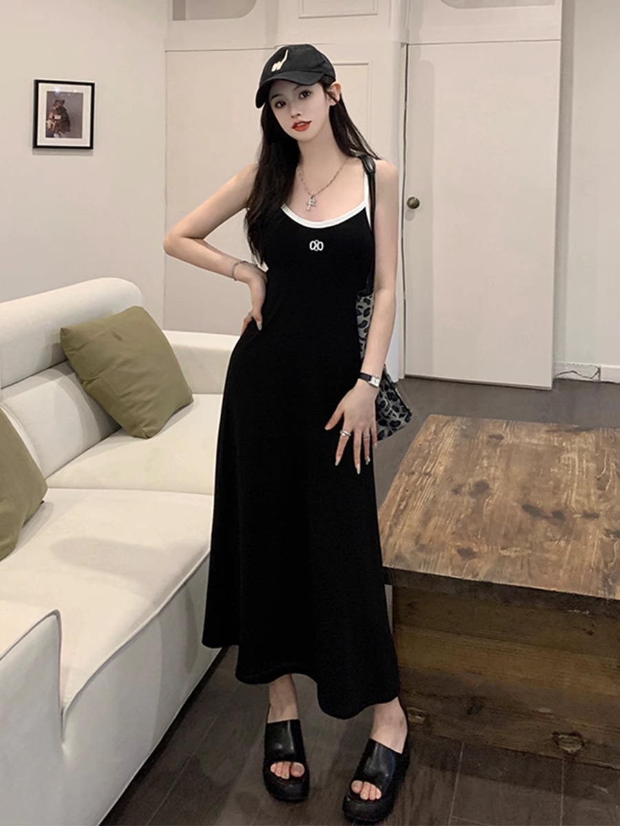 サマーストライプAラインドレスVネックノースリーブ婦人服セッ - Summer Line Clothing Brand のレビューと価格