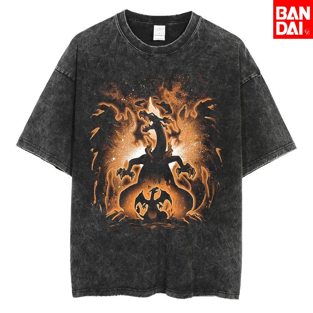 ポケモン リザードン Tシャツ メンズ 2026 夏 ヴィン - Vintage Summer Clothing Men のレビューと価格