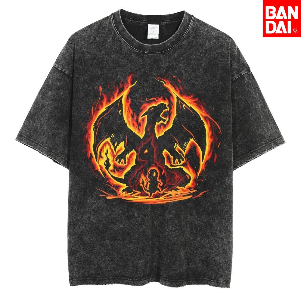 ポケモン リザードン Tシャツ メンズ 2026 夏 ヴィン - Vintage Summer Clothing Men のレビューと価格