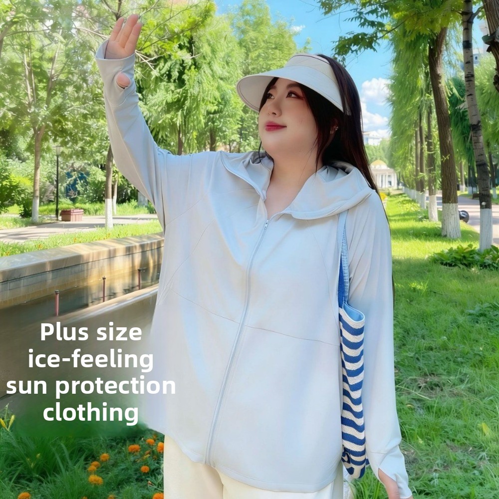 夏用の女性用ファットMMニュープラスサイズアイスシルク日焼け - Summer Clothing Plus Size Women のレビューと価格