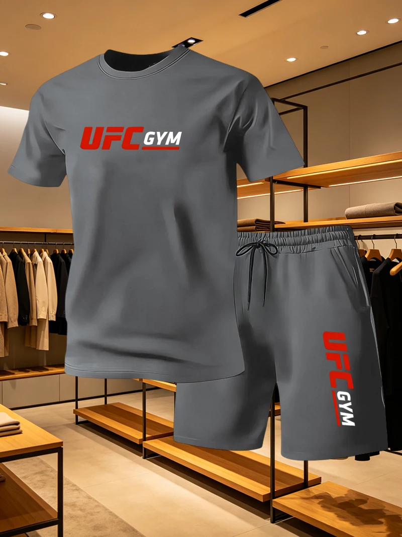 メンズファッション Tシャツ ショートパンツ UFC カジュ - Summer Clothes Fashion のレビューと価格