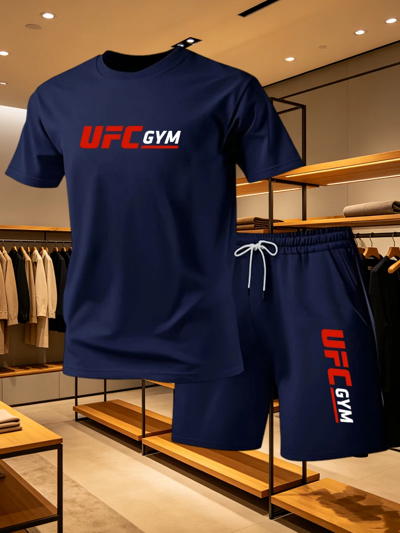 メンズファッション Tシャツ ショートパンツ UFC カジュ - Summer Clothes Fashion のレビューと価格