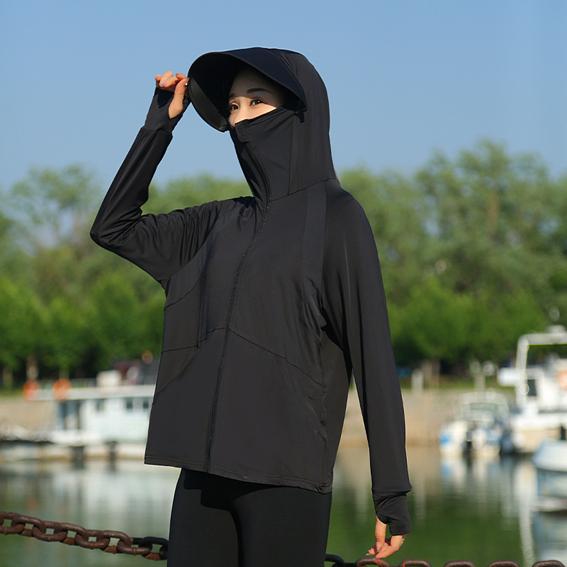 女性用フード付き日焼け止めジャケット十代の夏用紫外線防止服大 - Summer Clothing For Girls のレビューと価格
