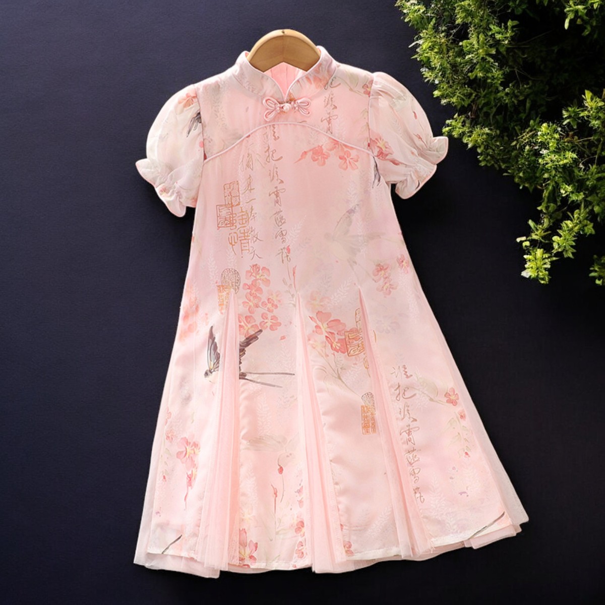 ベビーキッズ花柄ドレス女の子ティーンシフォンドレス衣装夏ノー - Summer Clothing For Teen Girls のレビューと価格