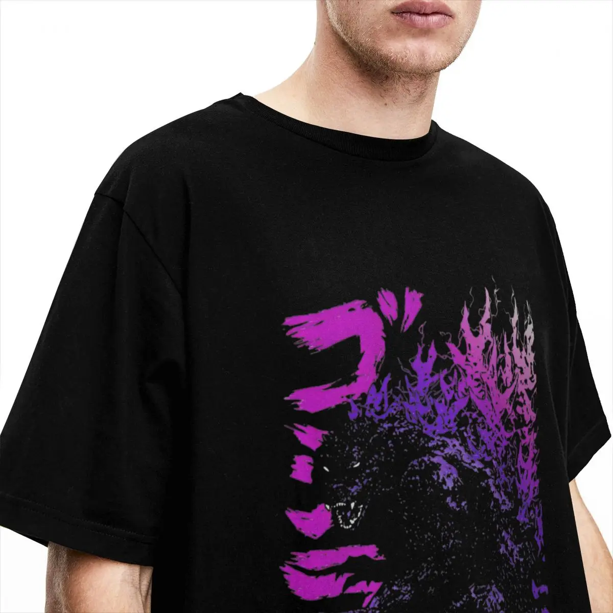メンズヴィンテージ半袖ラウンドネックTシャツ,プリントコット - Vintage Summer Clothing Men のレビューと価格