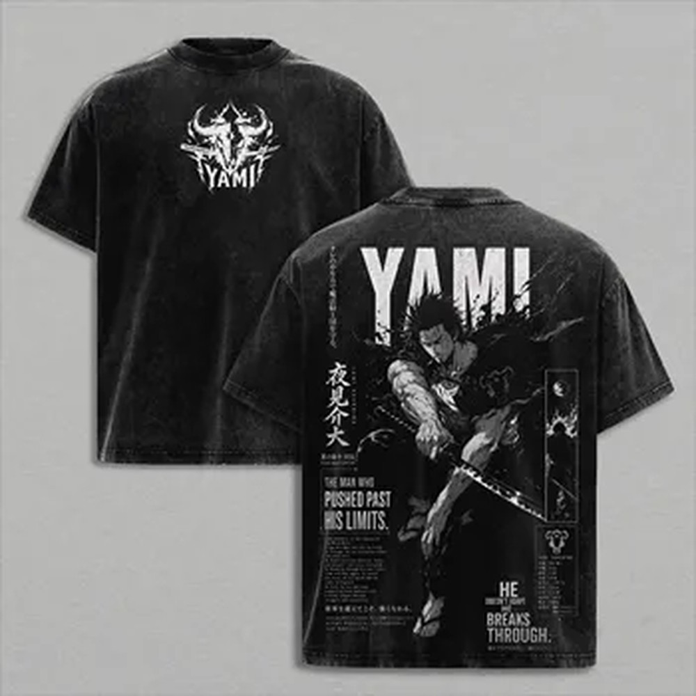 マンガブラッククローバーヤミスケヒロ Tシャツヴィンテージウ - Vintage Summer Clothing Men のレビューと価格