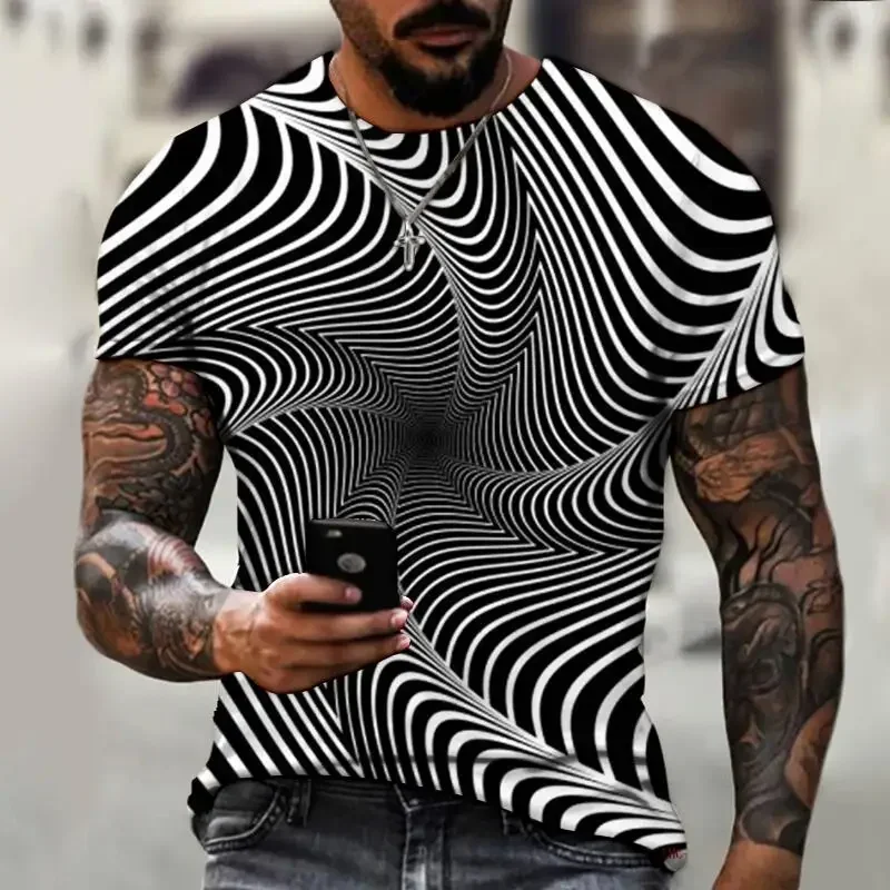 メンズ3DプリントTシャツ、男性用オーバーサイズルーズフィッ - Summer Clothing Affordable のレビューと価格