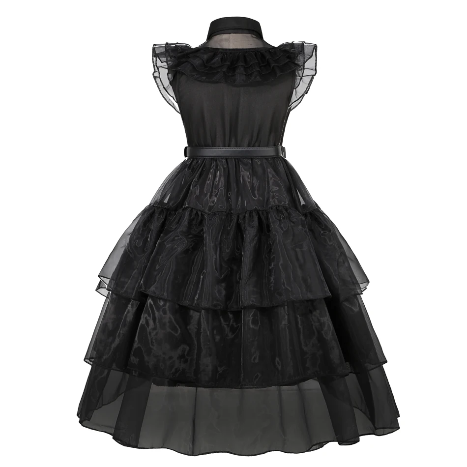 黒の衣装ドレス女の子のためのゴシック衣装子供ティーンパーティ - Summer Clothing For Teens のレビューと価格