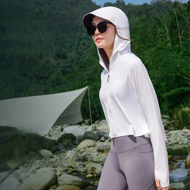 夏のランニング保護服薄いカップルスポーツレジャー日焼け止め服 - Summer Clothing Plus Size Women のレビューと価格
