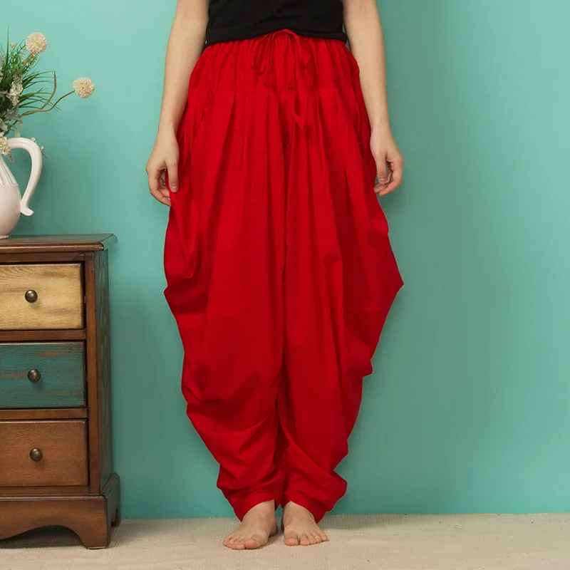 インドのパンジャビパンツ,春と夏のためのマルチカラーコットン - Summer Clothing India のレビューと価格