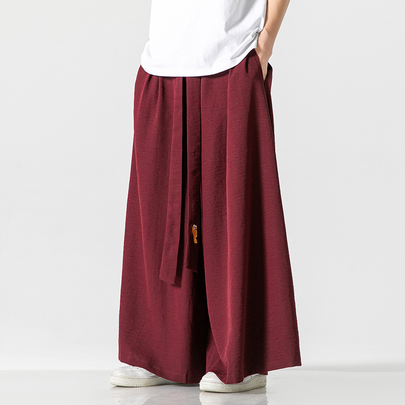 メンズワイドレッグパンツ,ラージ,ヴィンテージ,カジュアル, - Vintage Summer Clothing Men のレビューと価格