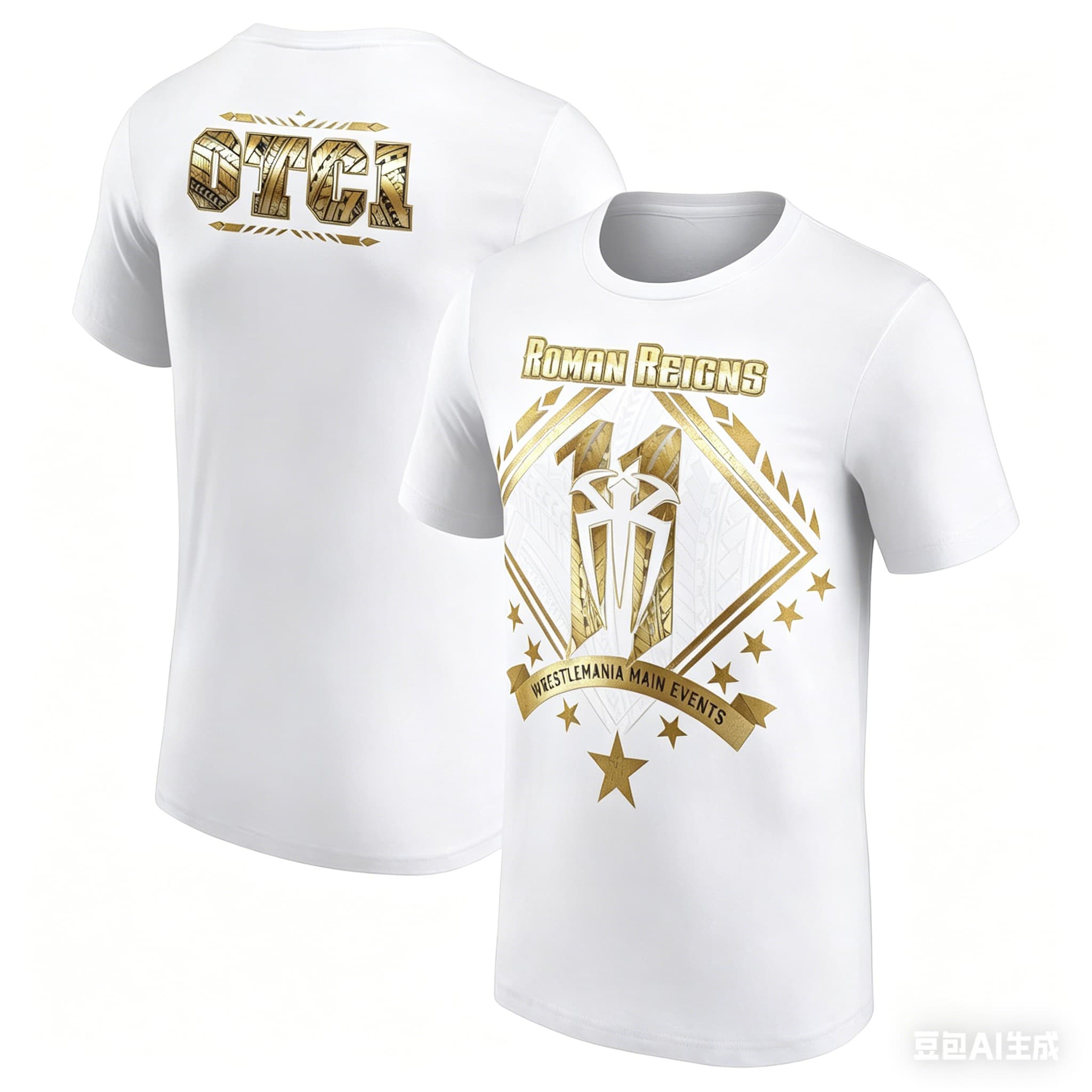 2026 新モデルローマン・レインズプリント Tシャツ男性女 - Summer Reign Clothing のレビューと価格