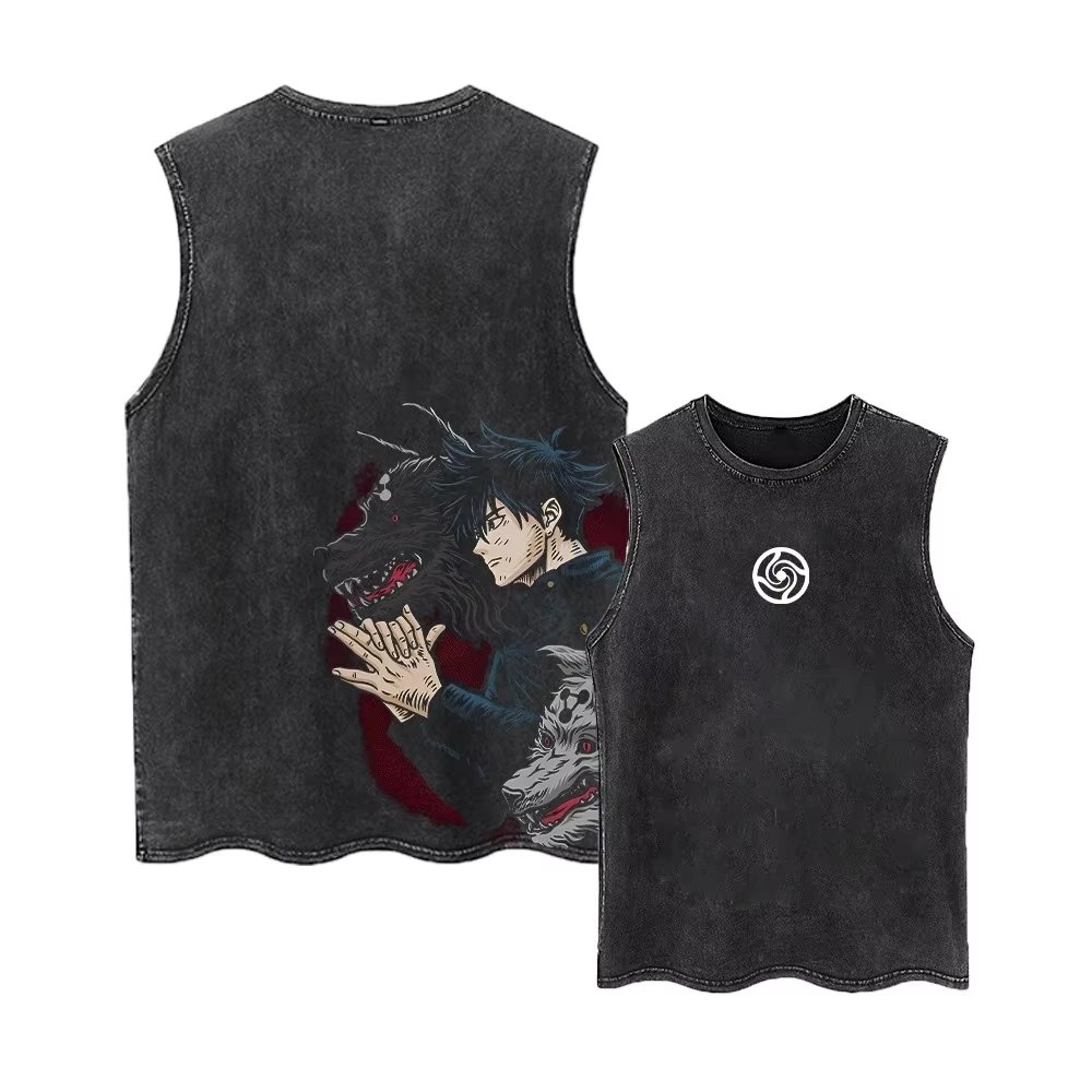 2026年呪術廻戦サマージムベストアニメタンクトップメンズレ - Vintage Summer Clothing Men のレビューと価格